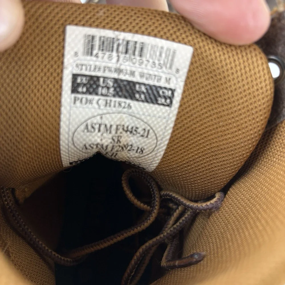Carhartt Work Boots Men's 10.5 Brown 8